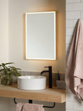 John Lewis Aura illuminated bathroom mirror (British brand)
