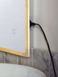 John Lewis Aura illuminated bathroom mirror (British brand)