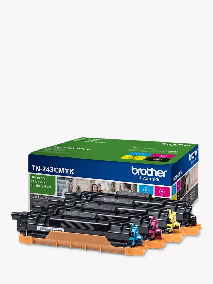 Brother TN-243 toner cartridge 4-pack black cyan magenta yellow - British product