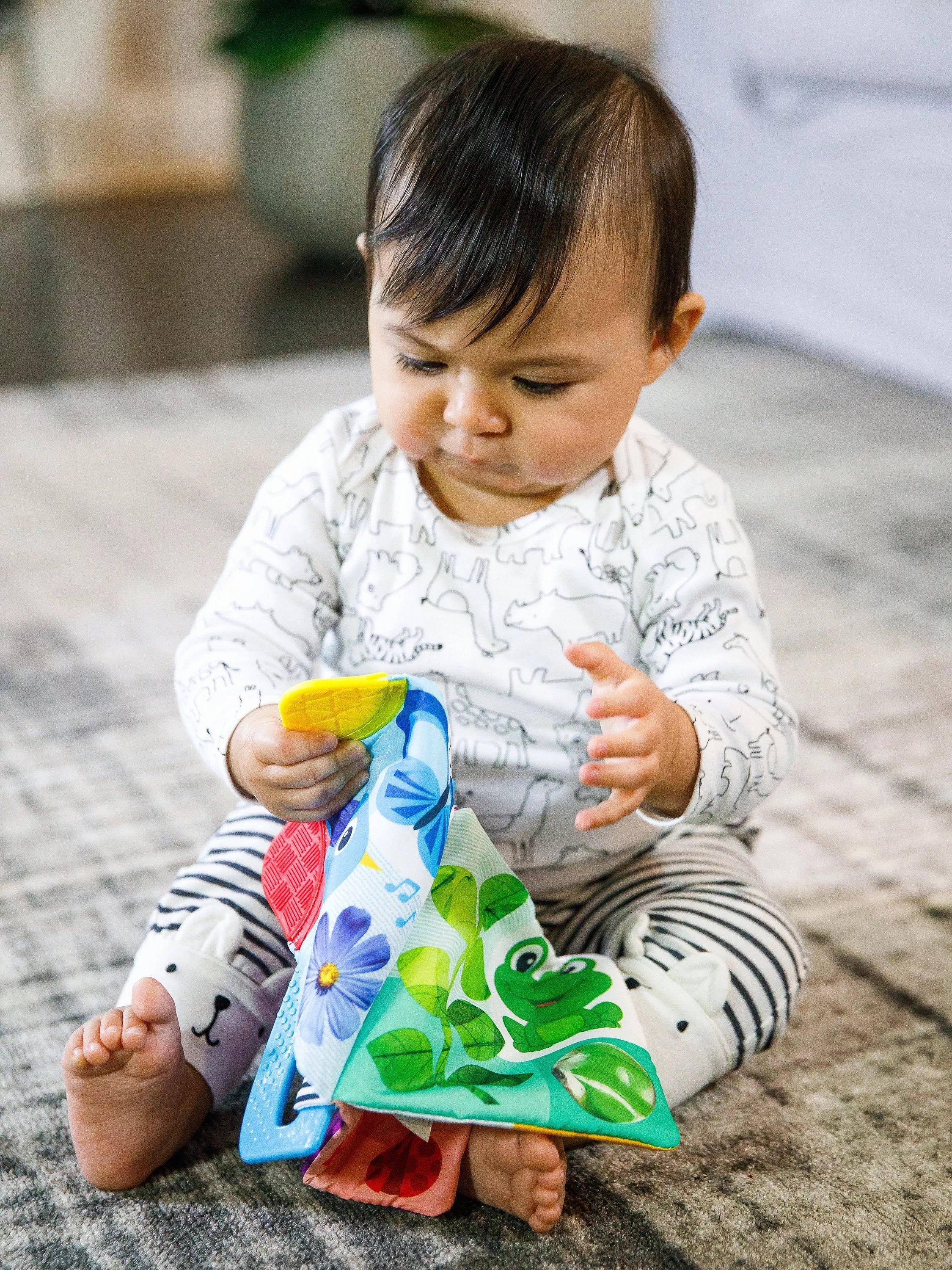 Baby Einstein Curious Explorers soft teether book - British product