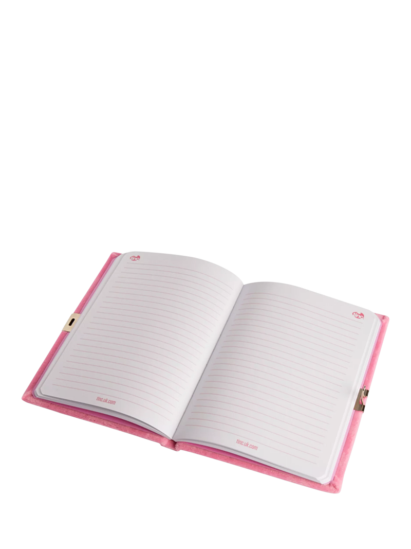 Snuggly lockable journal with furry cover (British brand)