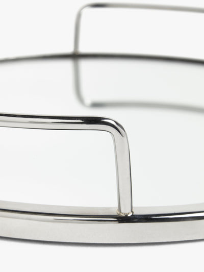 John Lewis Runder Serviertablett aus Edelstahl mit Spiegel, 35cm, Silber – Online bei McGrocer kaufen