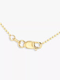 IBB personalised dog tag gold necklace, UK version