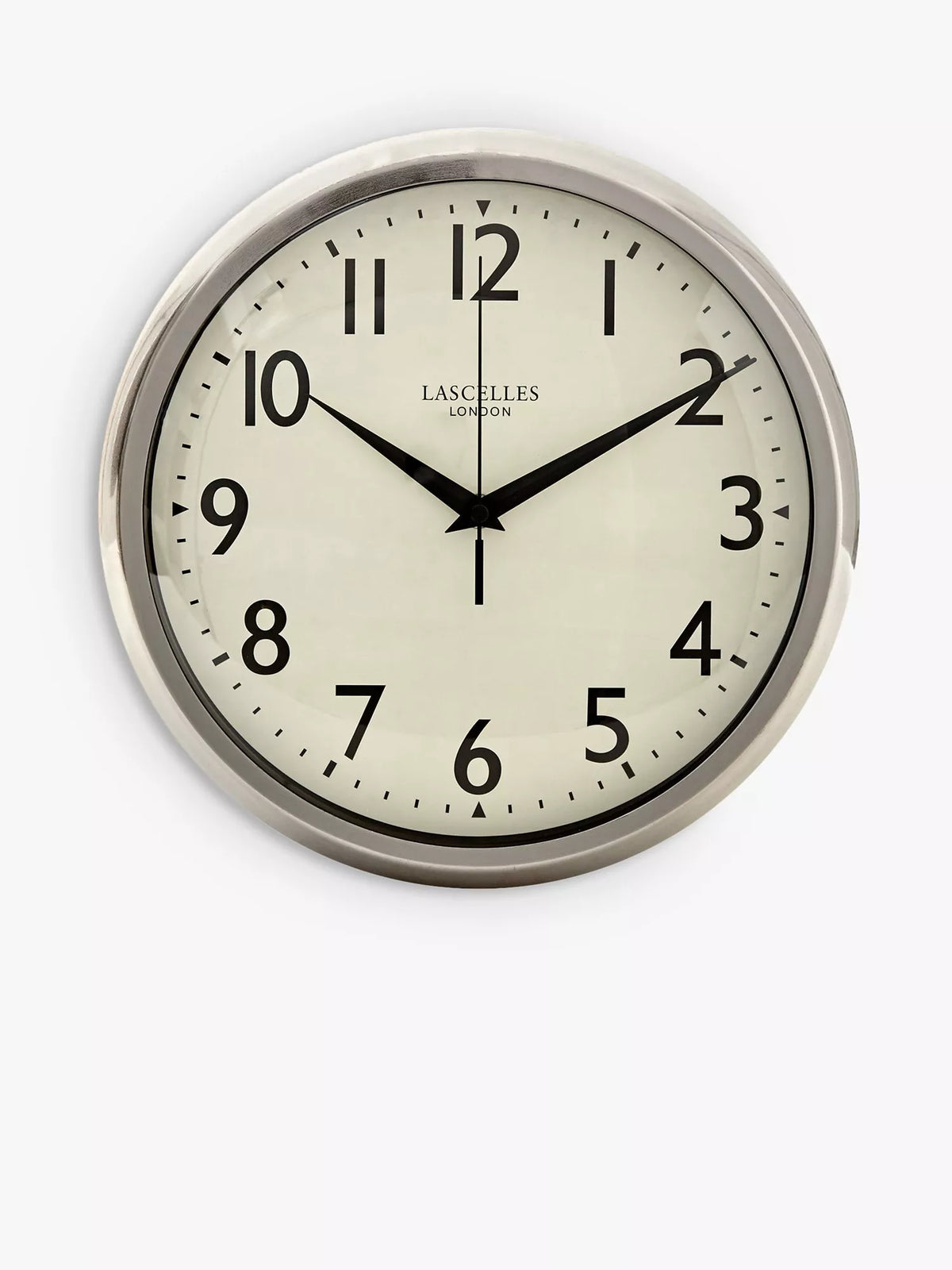 Lascelles retro silent sweep wall clock 30cm (British brand)