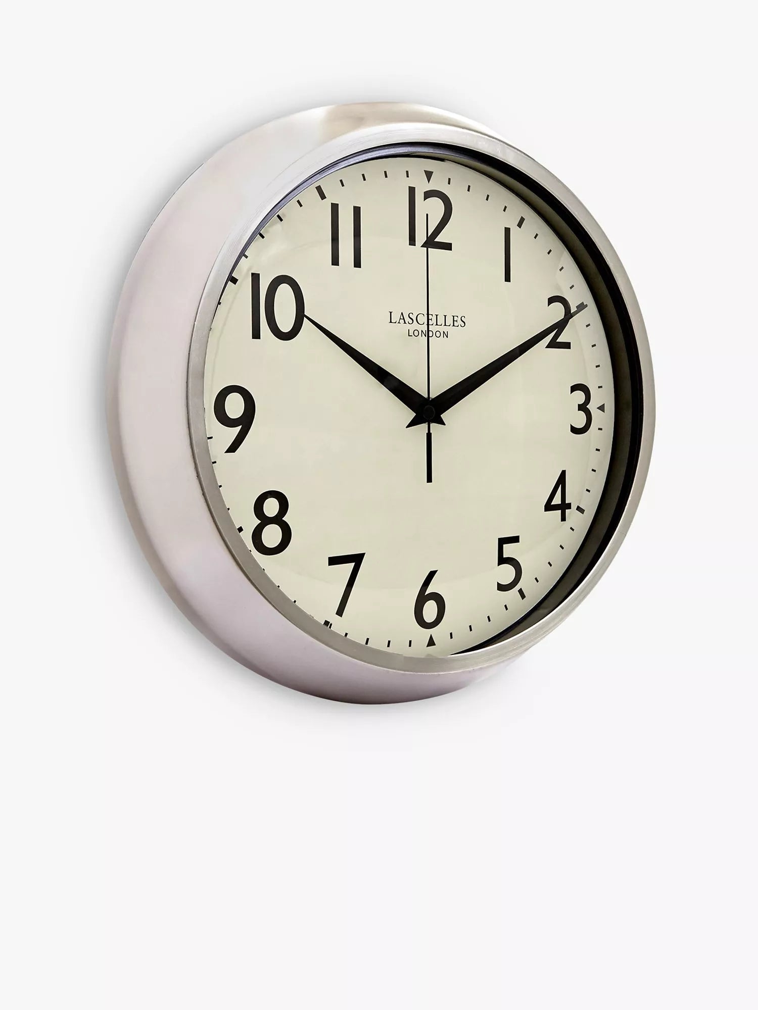 Lascelles retro silent sweep wall clock 30cm (British brand)