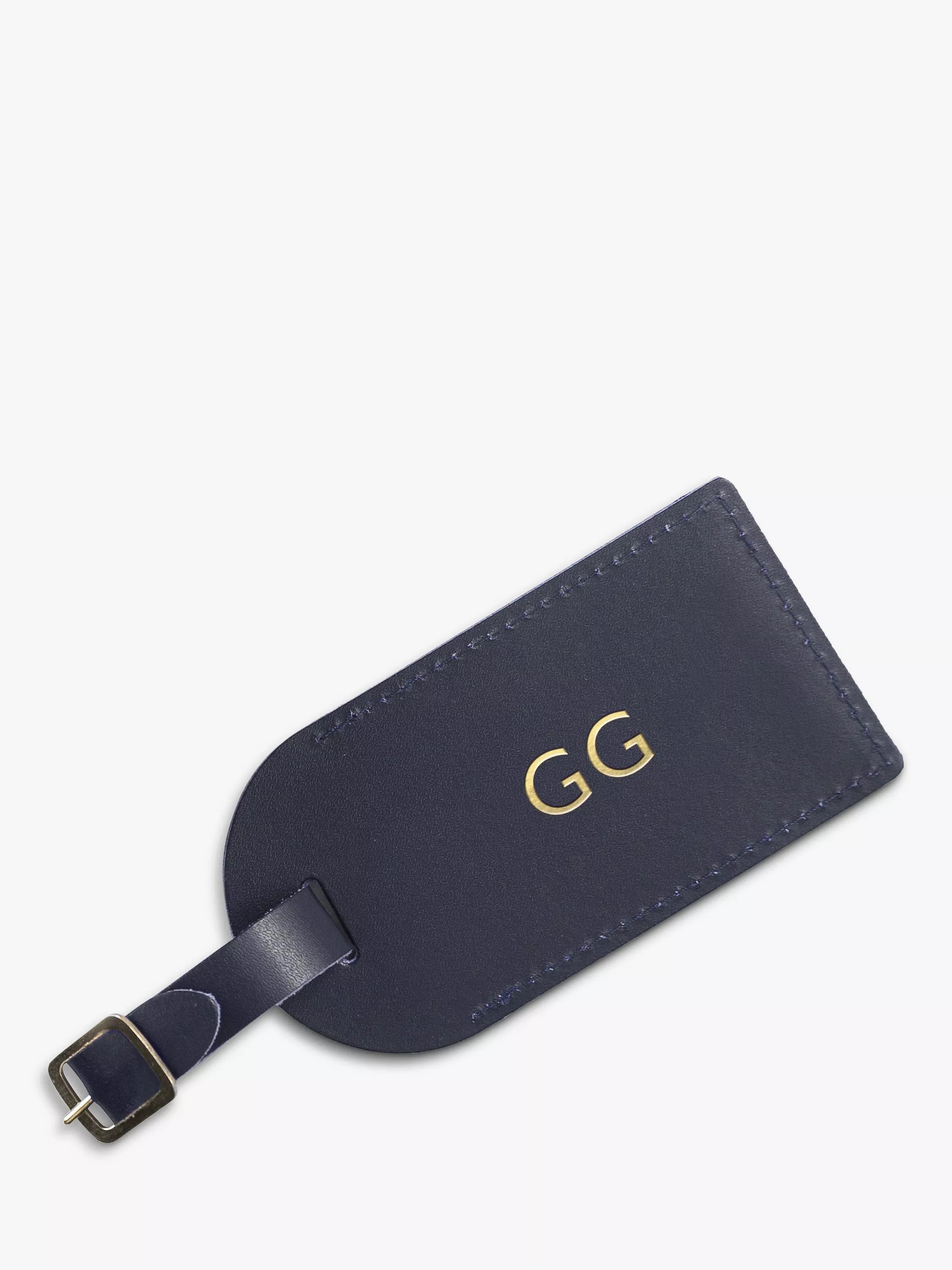 Treat Republic Personalised Leather Luggage Tag