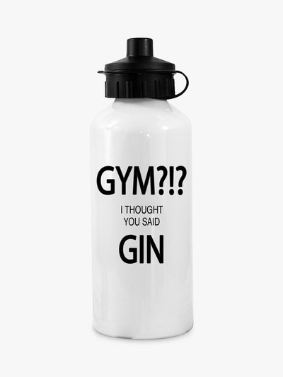 John Lewis Treat Republic Personalised Gin Water Bottle, 500ml- Buy online at McGrocer