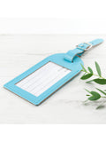 Treat Republic personalised leather luggage tag, UK version
