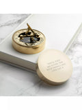 Treat Republic personalised brass sundial and compass (British brand)