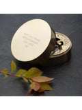 Treat Republic personalised brass sundial and compass (British brand)