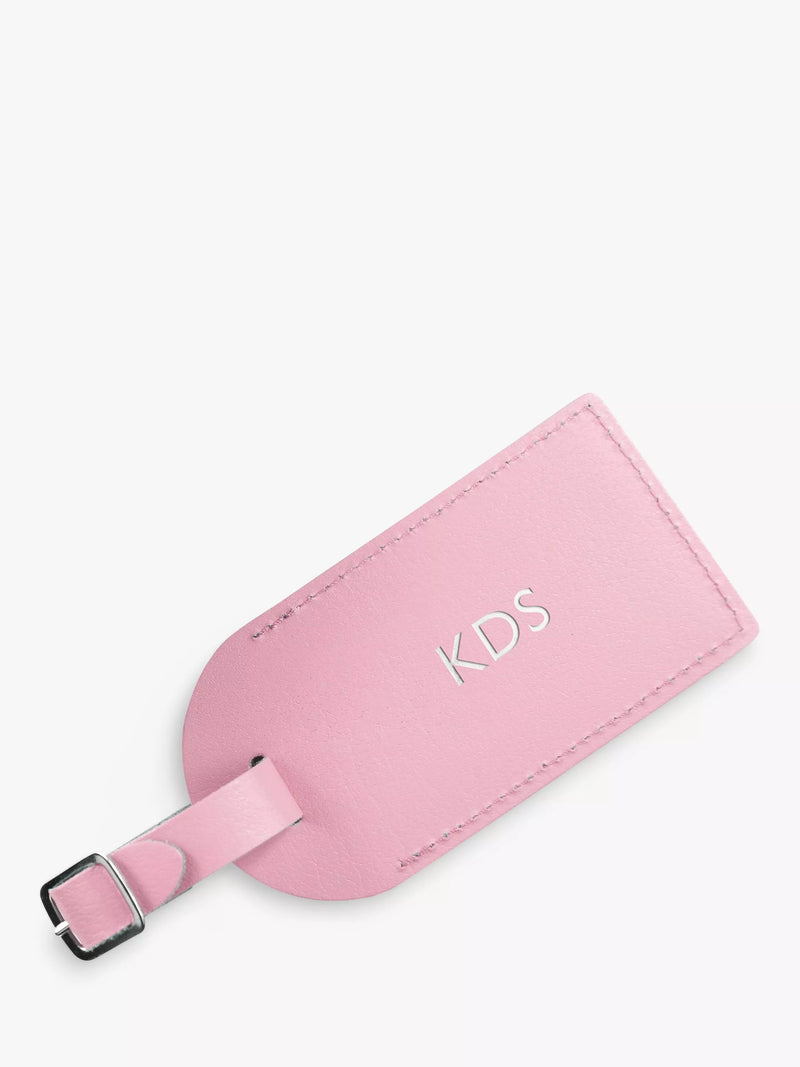 Treat Republic Personalised Leather Luggage Tag