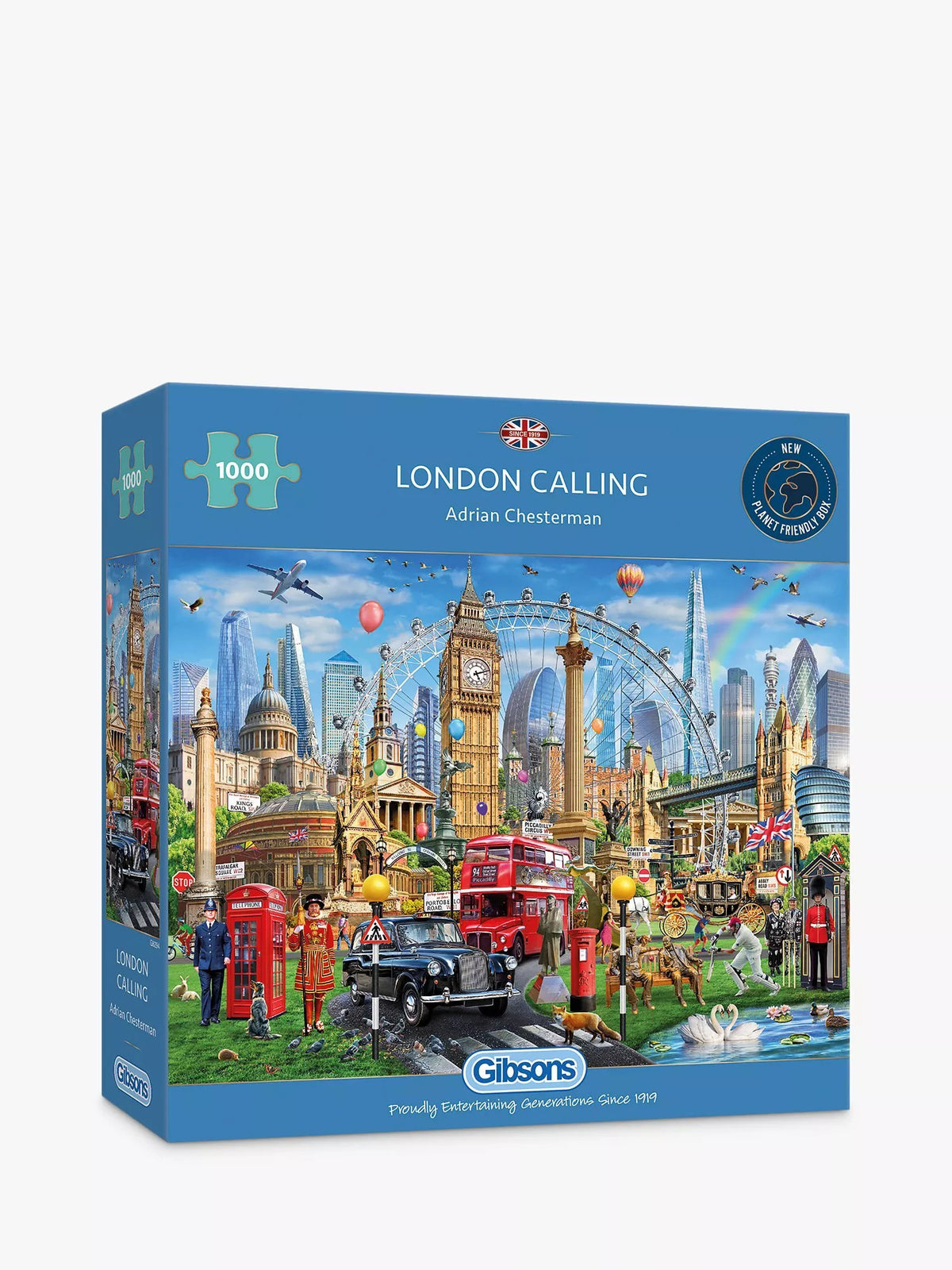 Gibsons London Calling jigsaw puzzle 1000 pieces, UK version