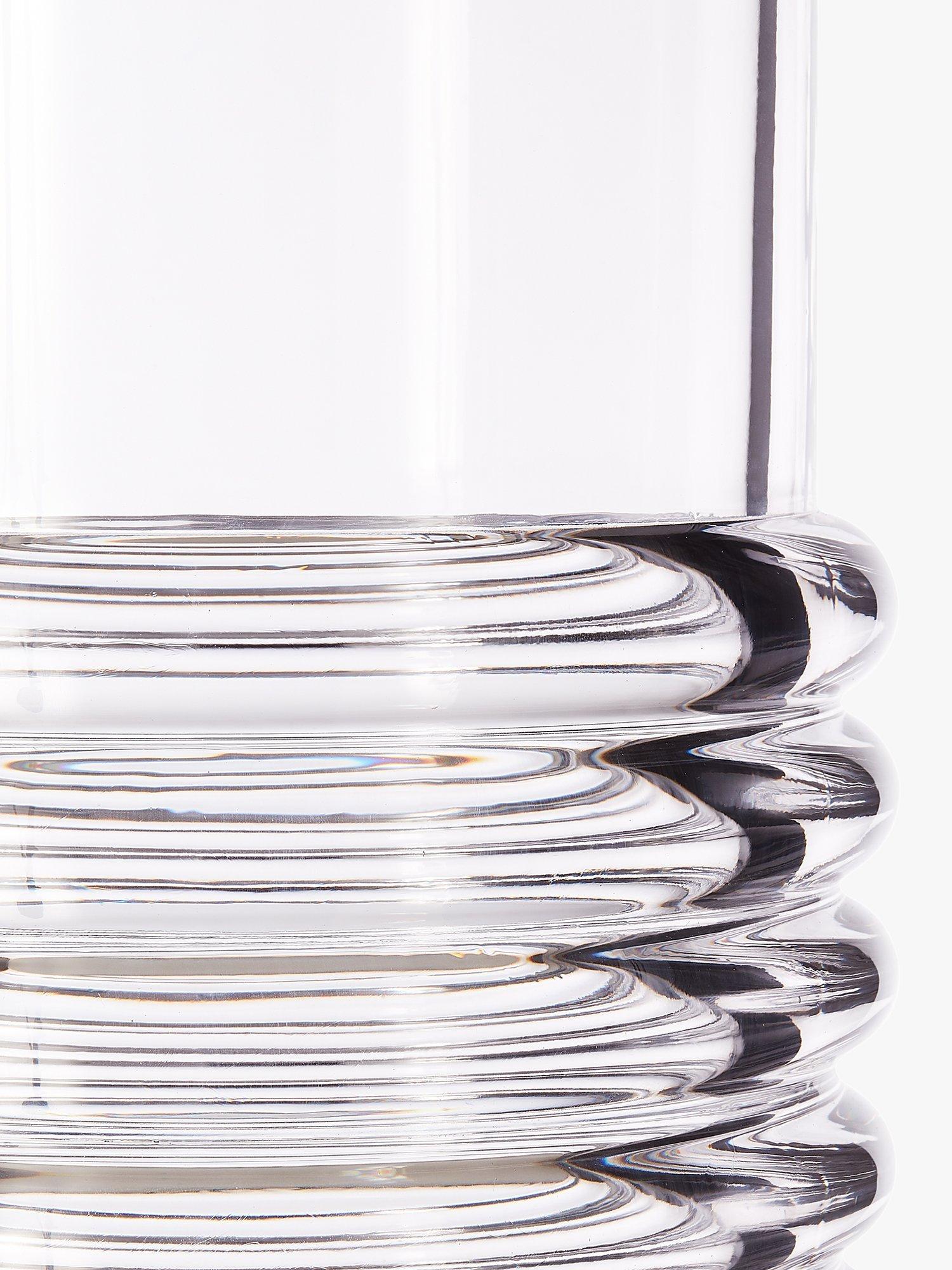 Tom Dixon Press vase clear H30cm, imported from the UK