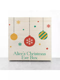 Treat Republic Personalised Baubles Christmas Eve Box (British brand)