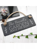 Treat Republic personalised slate hanging sign (British brand)