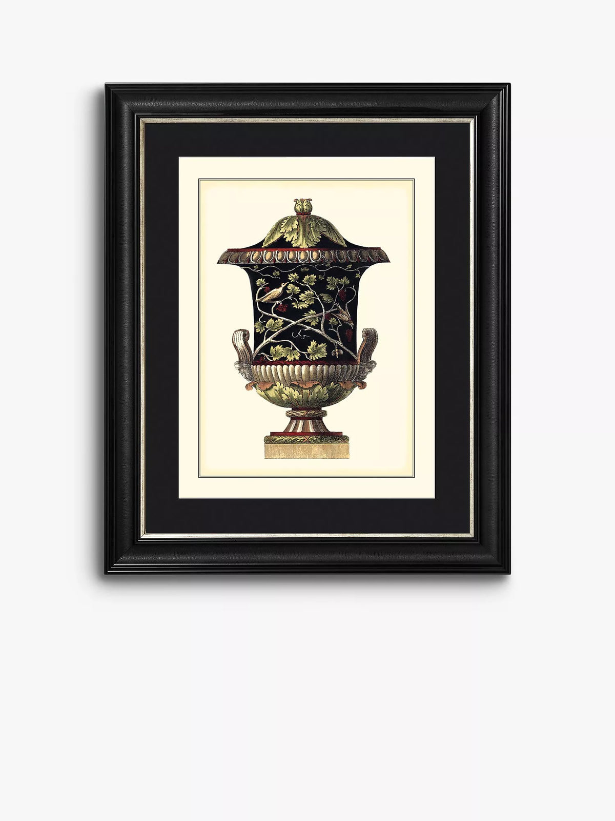 Brookpace Lascelles framed print Antonio Clementino Urn II 60x50cm, UK version