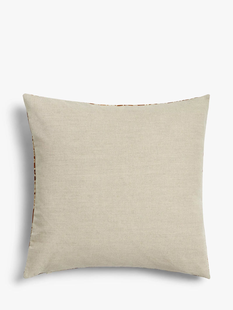 Morris and Co Sunflower cushion Vellum Saffron 50cm, UK version