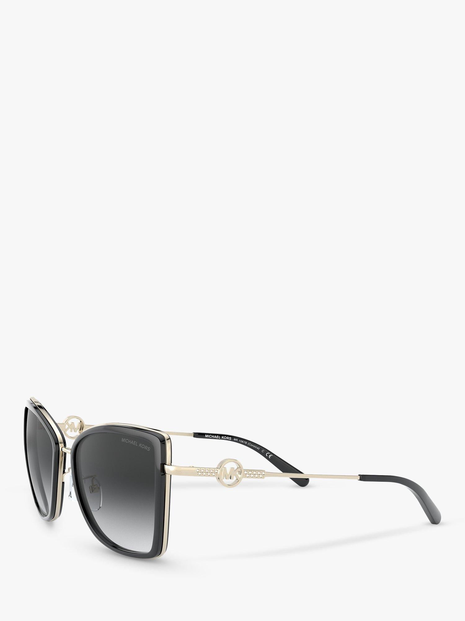 Michael Kors Corsica cat's eye sunglasses metallic frame, imported from the UK