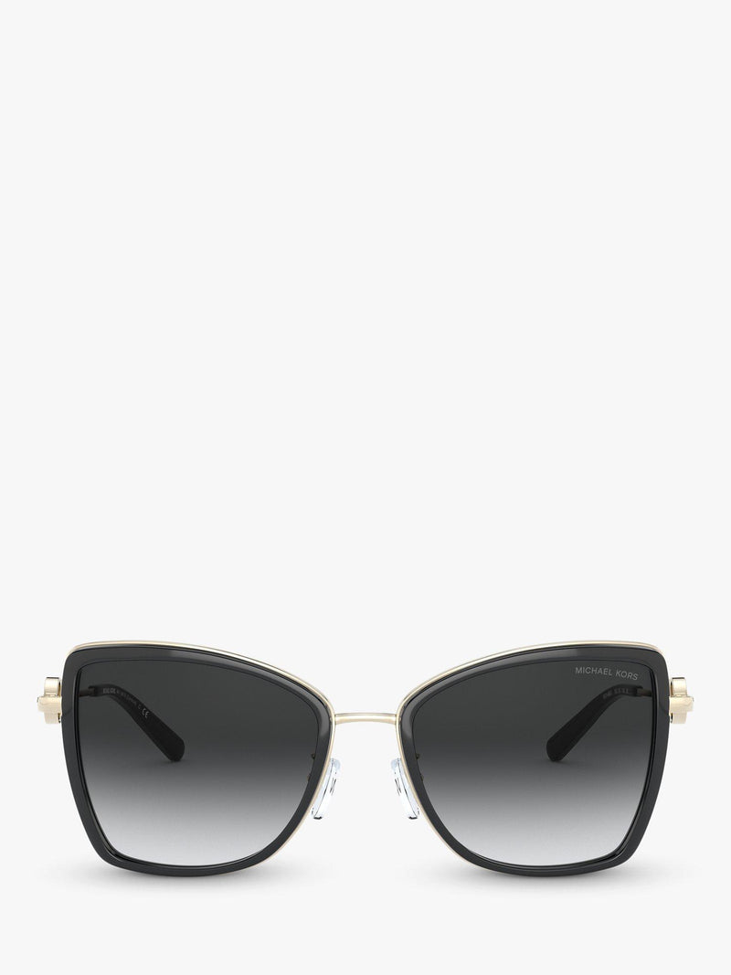 Michael Kors Corsica cat's eye sunglasses metallic frame, imported from the UK