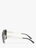 Michael Kors Corsica cat's eye sunglasses metallic frame, imported from the UK