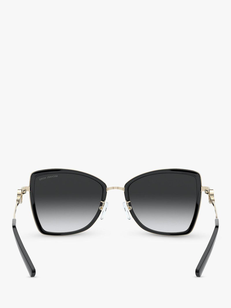 Michael Kors Corsica cat's eye sunglasses metallic frame, imported from the UK