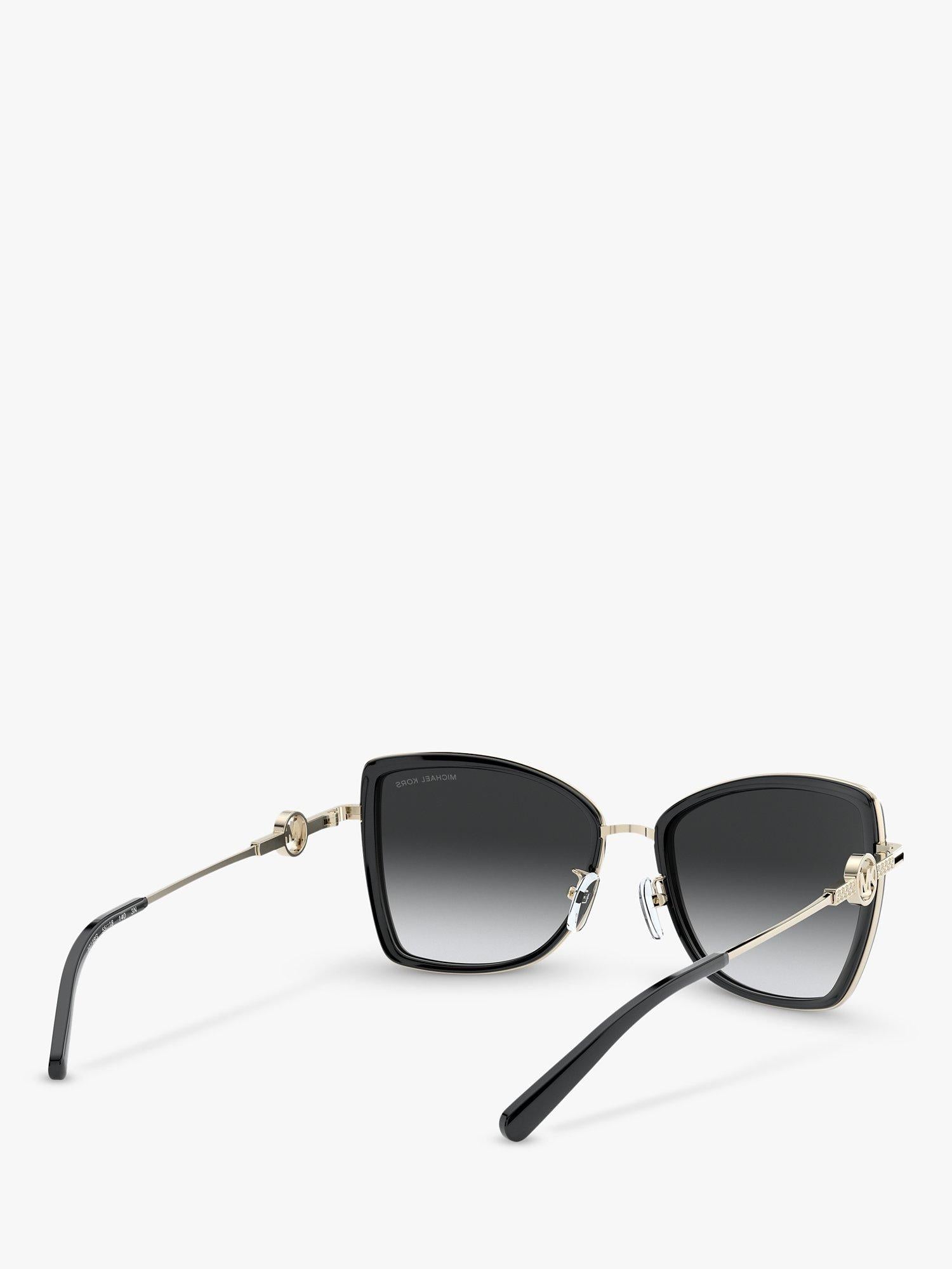 Michael Kors Corsica cat's eye sunglasses metallic frame, imported from the UK