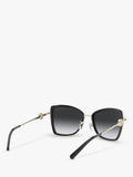 Michael Kors Corsica cat's eye sunglasses metallic frame, imported from the UK
