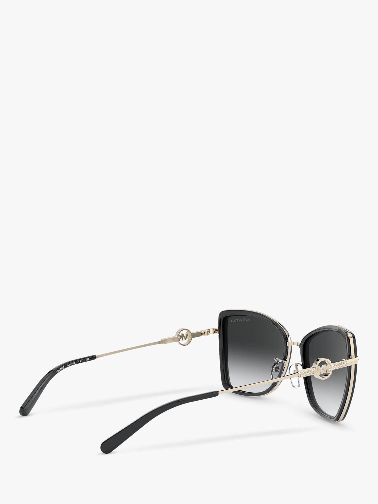 Michael Kors Corsica cat's eye sunglasses metallic frame, imported from the UK