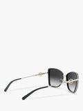 Michael Kors Corsica cat's eye sunglasses metallic frame, imported from the UK