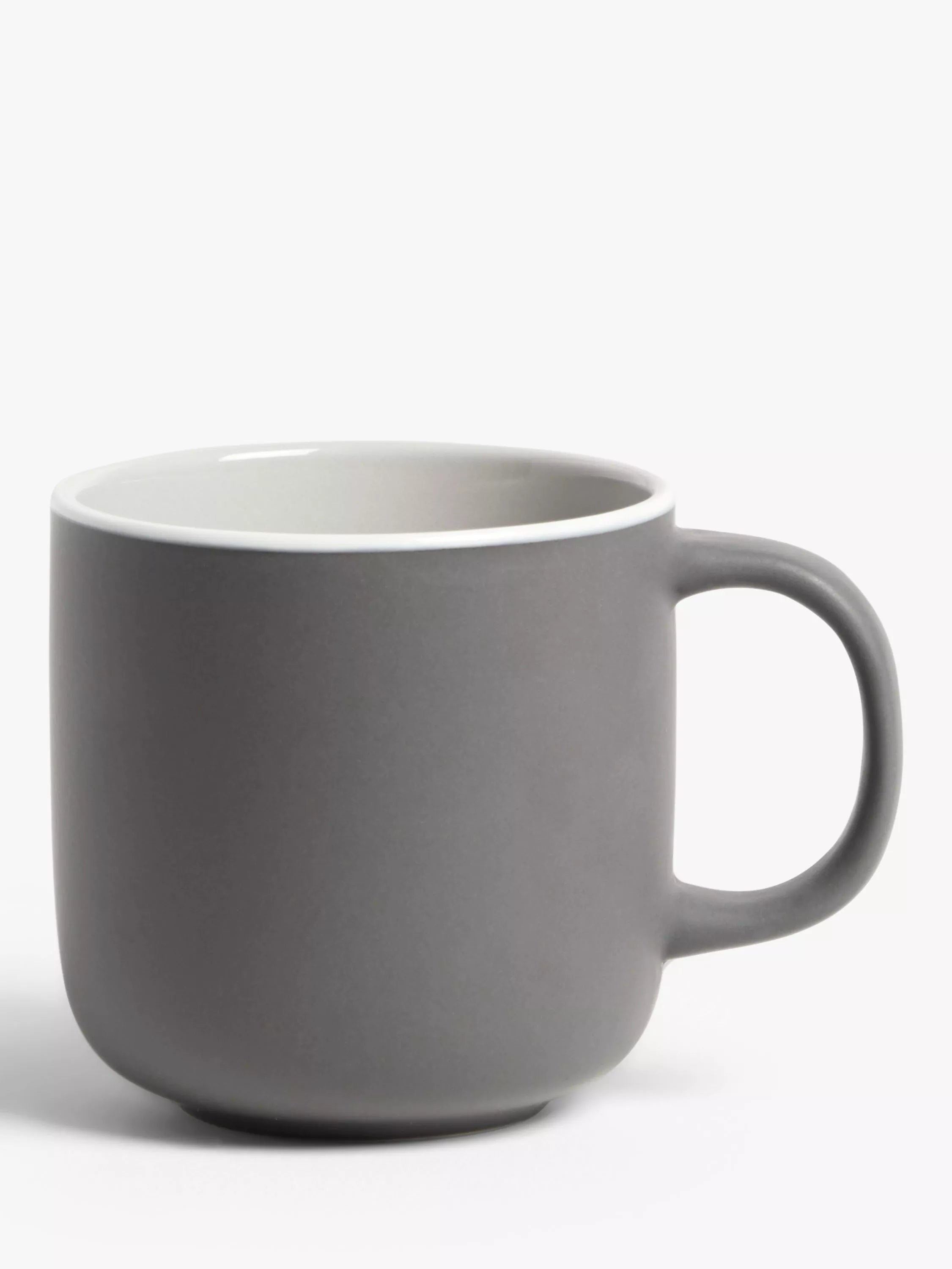 John Lewis Puritan stoneware mugs set of two 375ml, UK version