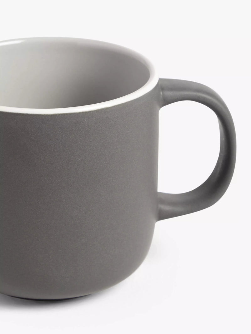 John Lewis Puritan stoneware mugs set of two 375ml, UK version