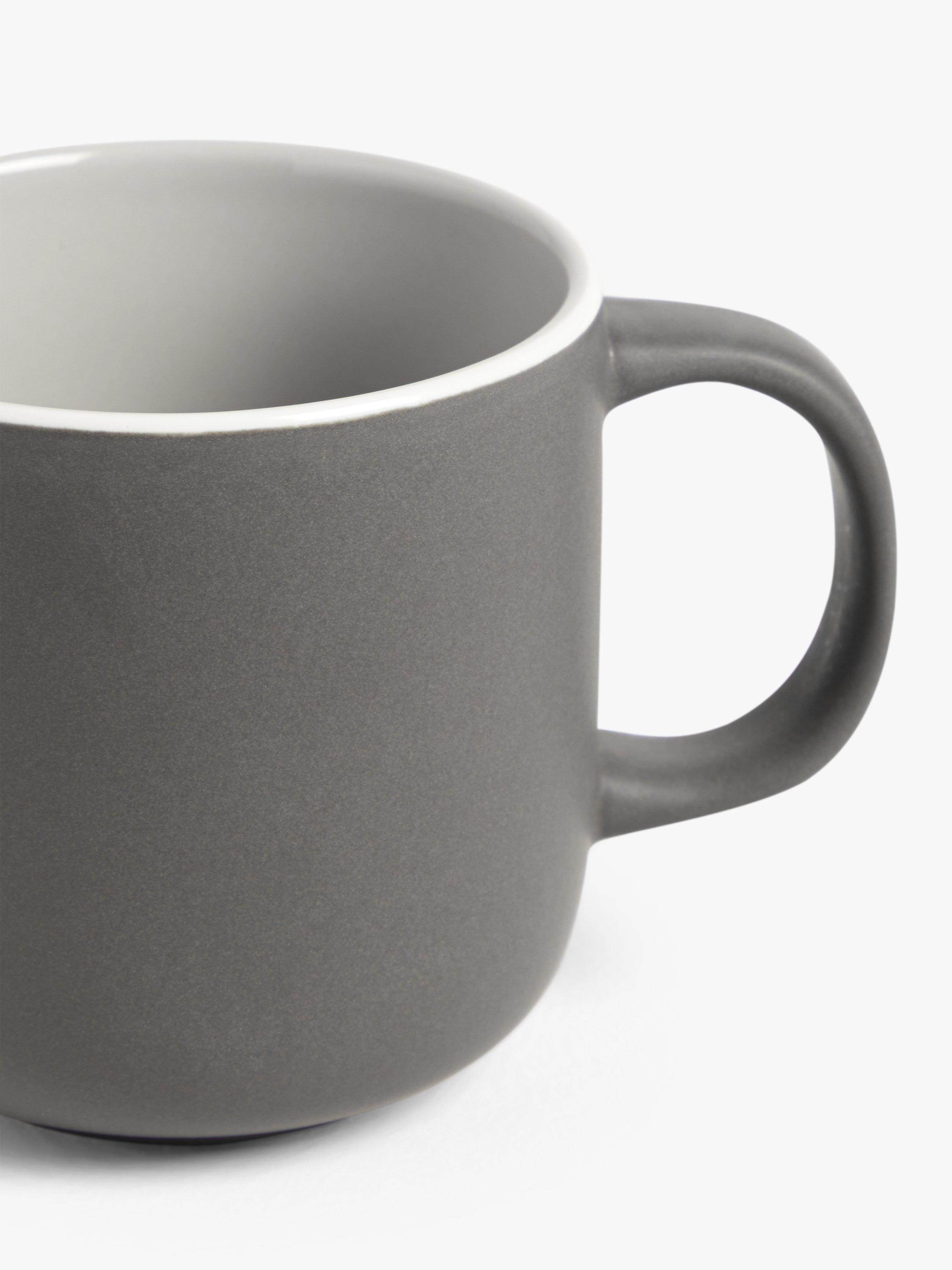 John Lewis Puritan stoneware mugs set of two 375ml, UK version