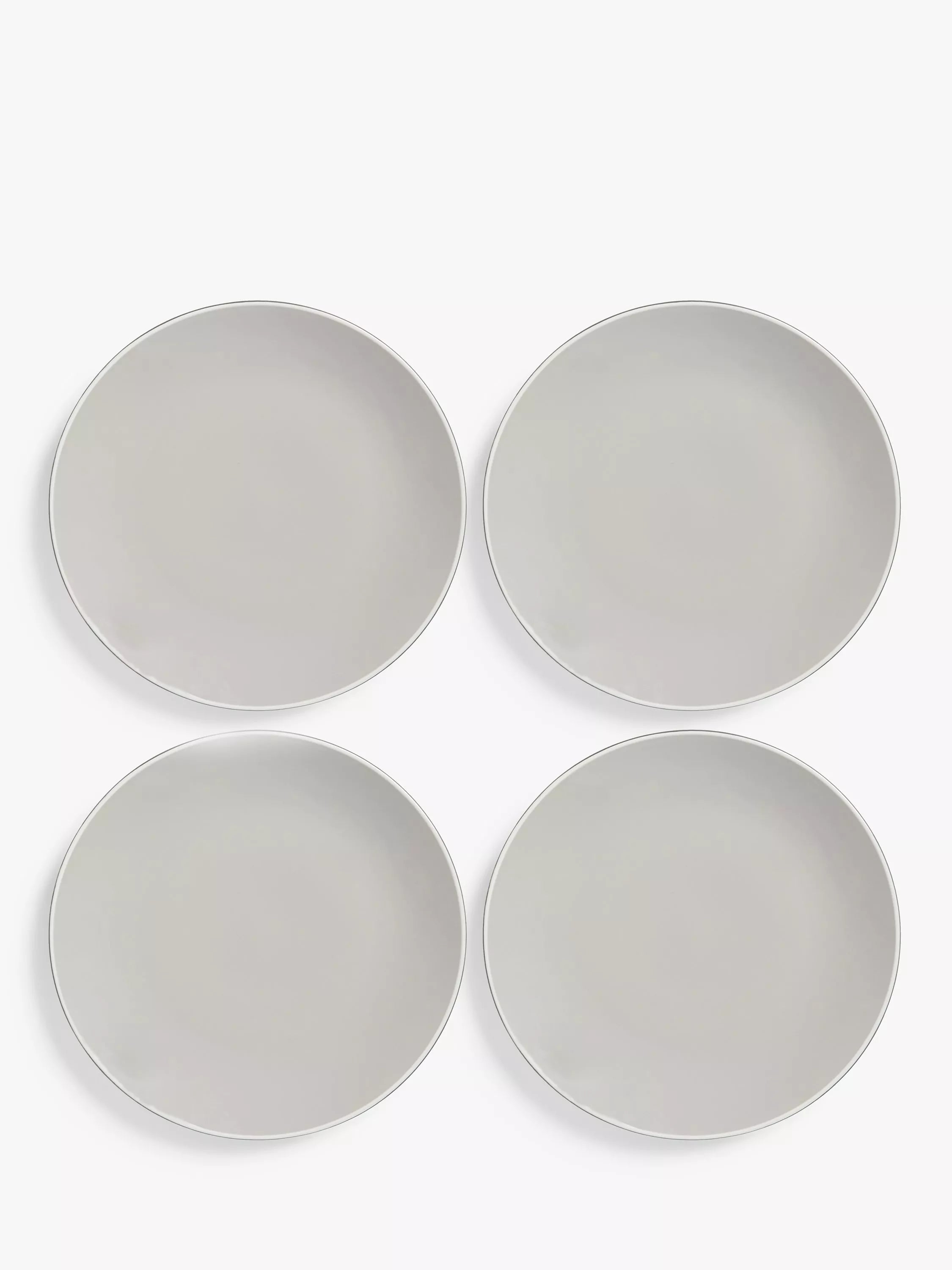 John Lewis Puritan stoneware dinner plates set of 4 27.8cm, UK version