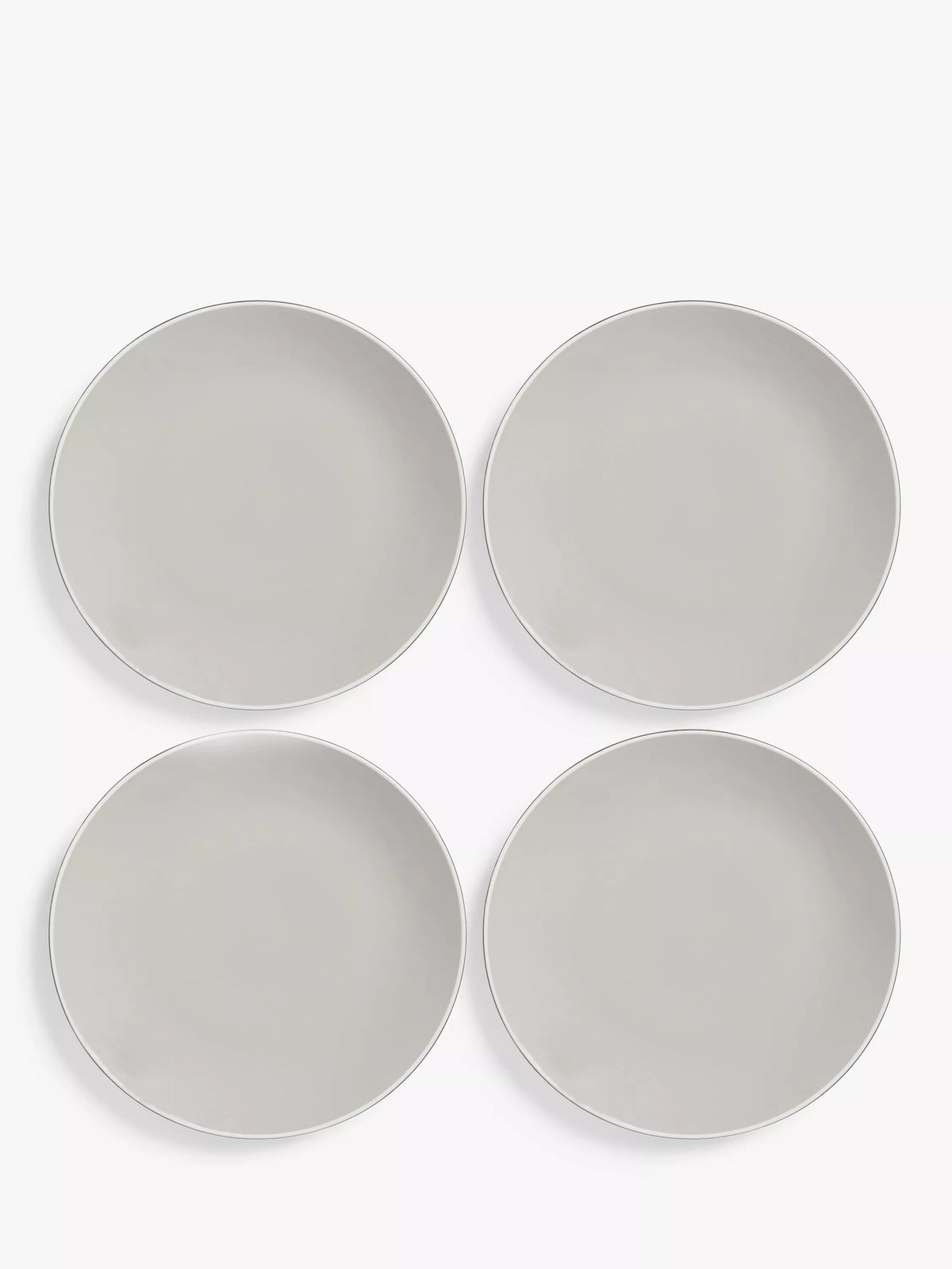 John Lewis Puritan stoneware dinner plates set of 4 27.8cm, UK version
