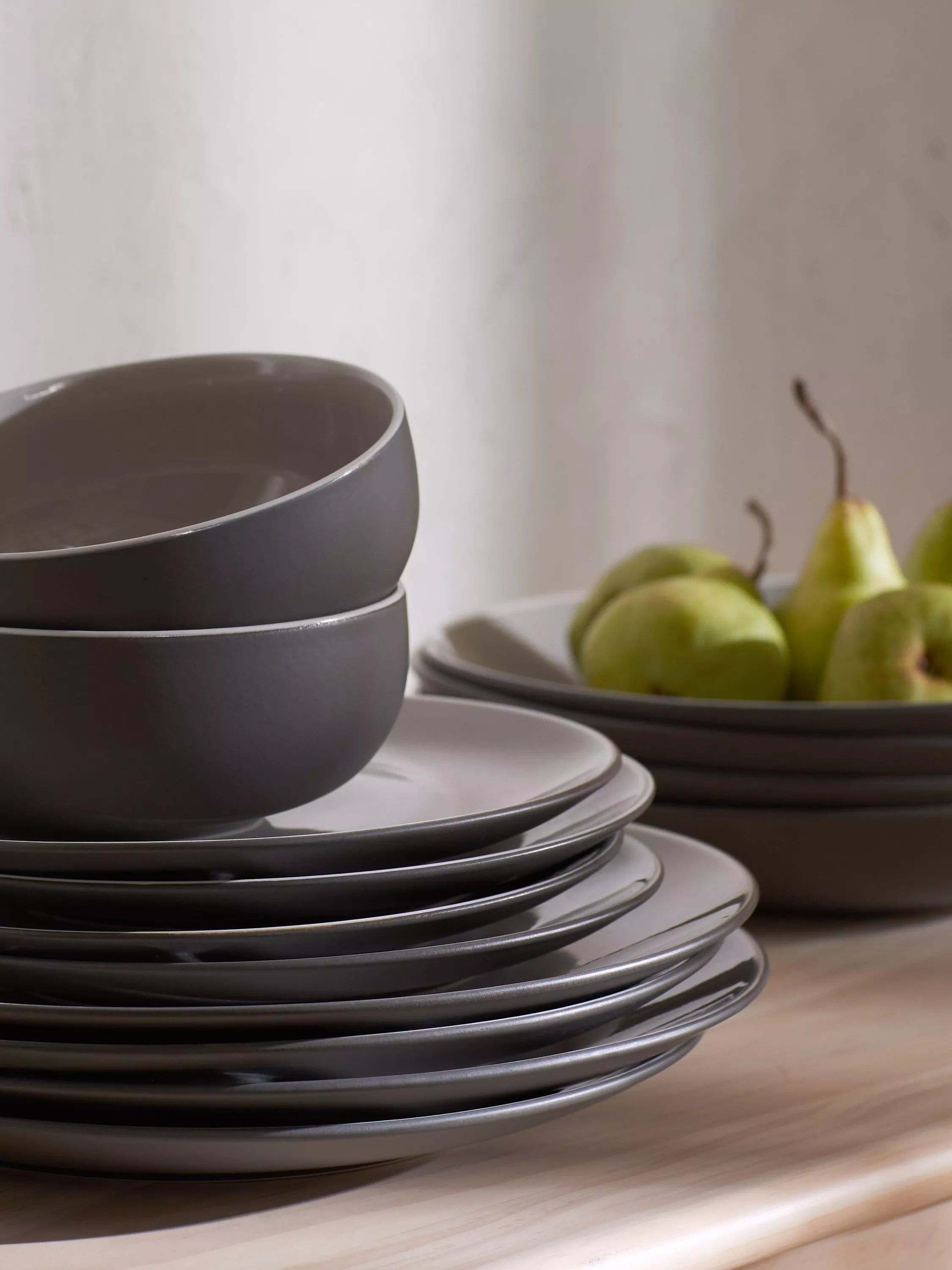 John Lewis Puritan stoneware cereal bowls 15cm set of 4 UK version