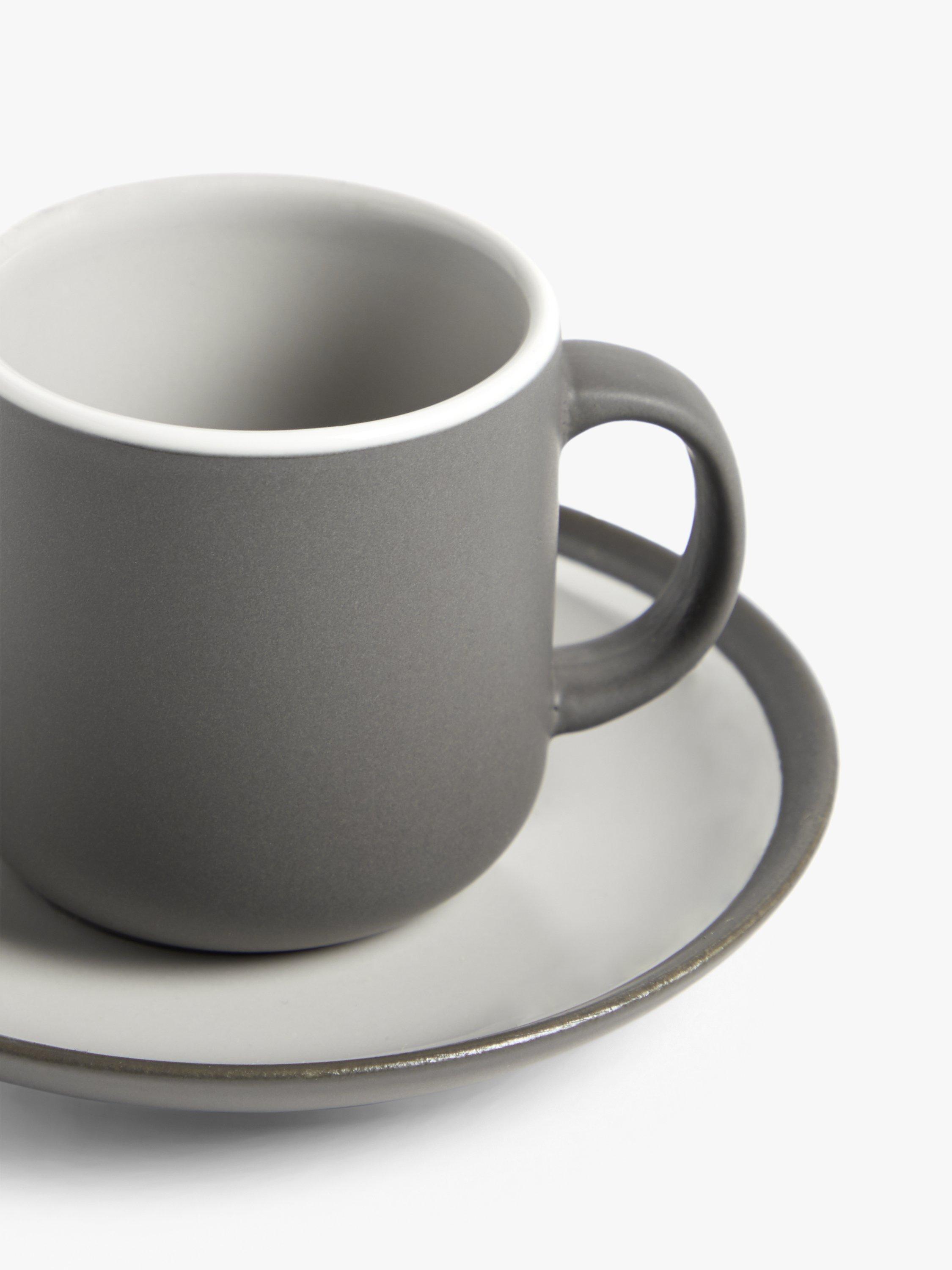 John Lewis Puritan stoneware espresso cup set 90ml, imported from the UK