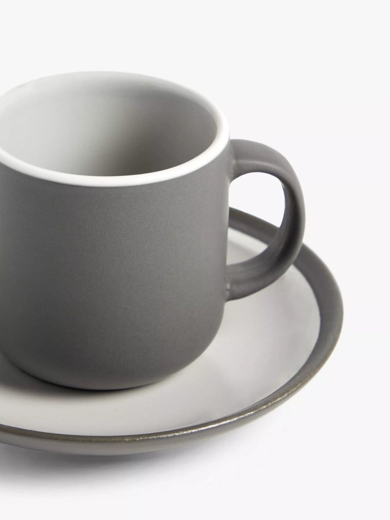 John Lewis Puritan stoneware espresso cup set 90ml, imported from the UK