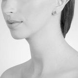 Cachet Thisbe gold-plated earrings with crystal - British product