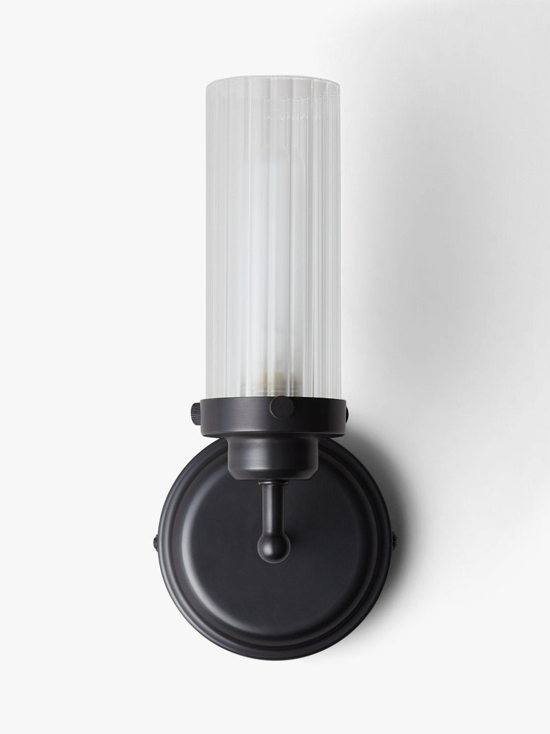 John Lewis ribbed glass wall light, UK version