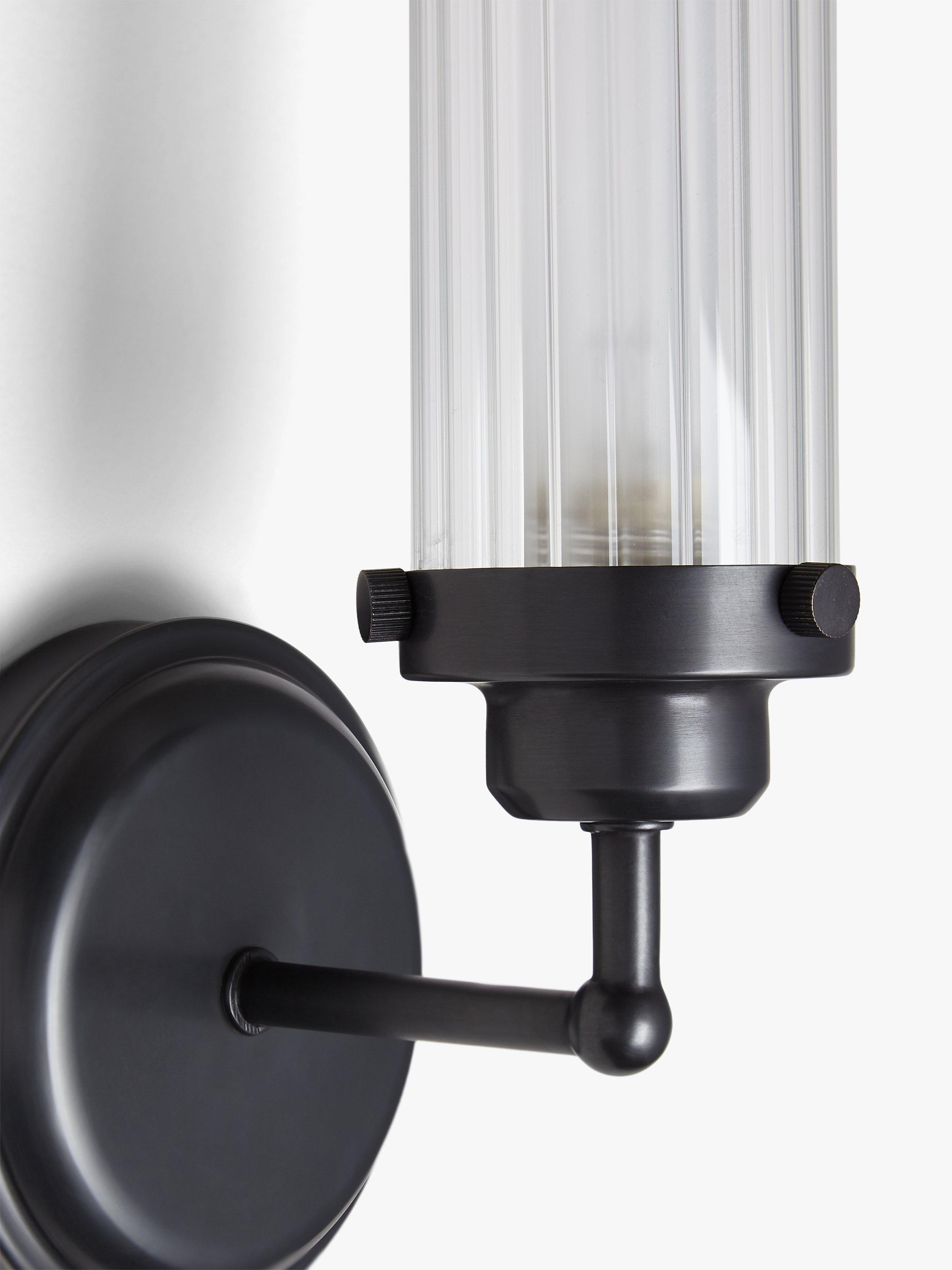 John Lewis ribbed glass wall light, UK version