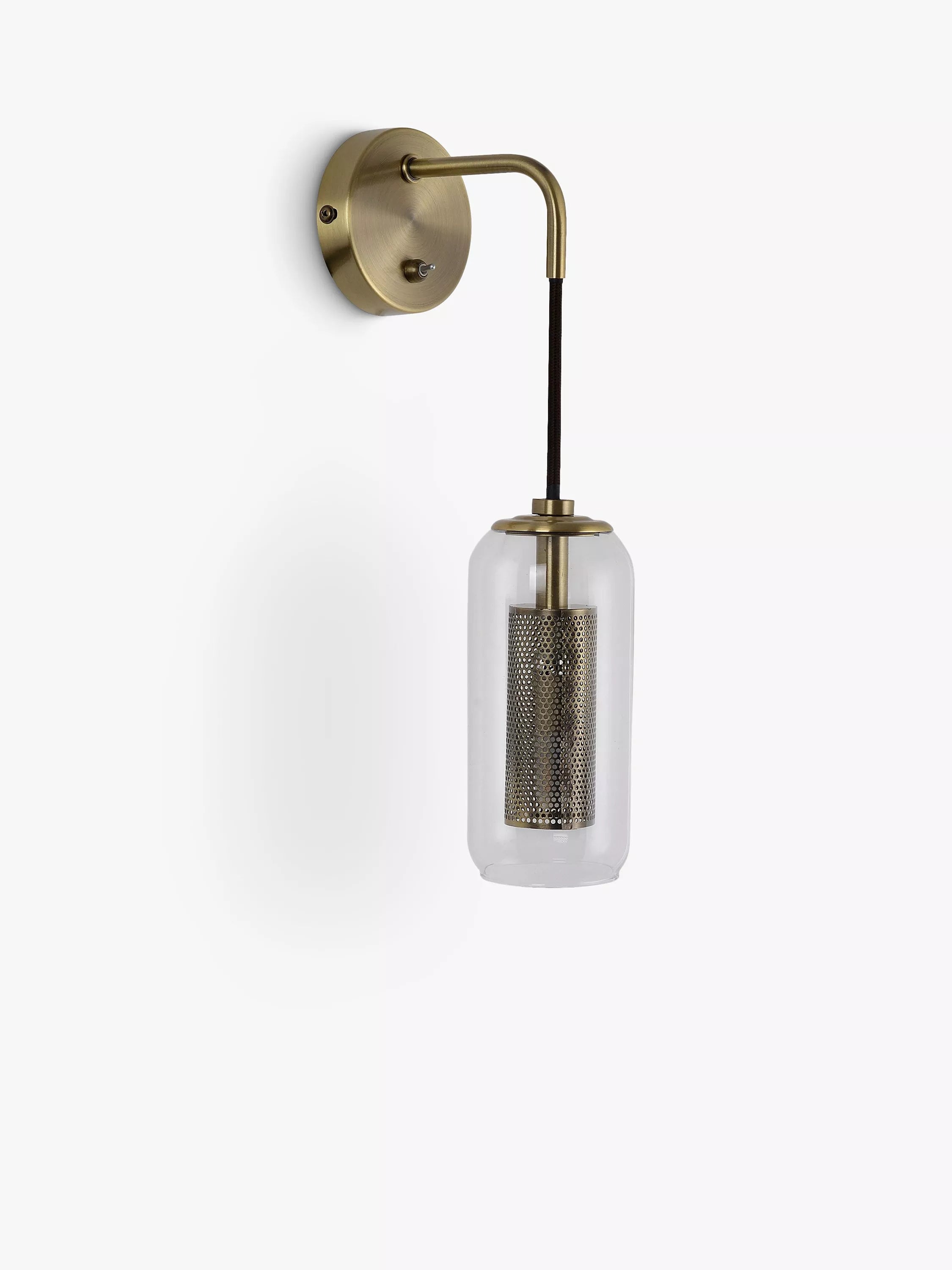 John Lewis Tulip wall light 35cm antique brass UK version