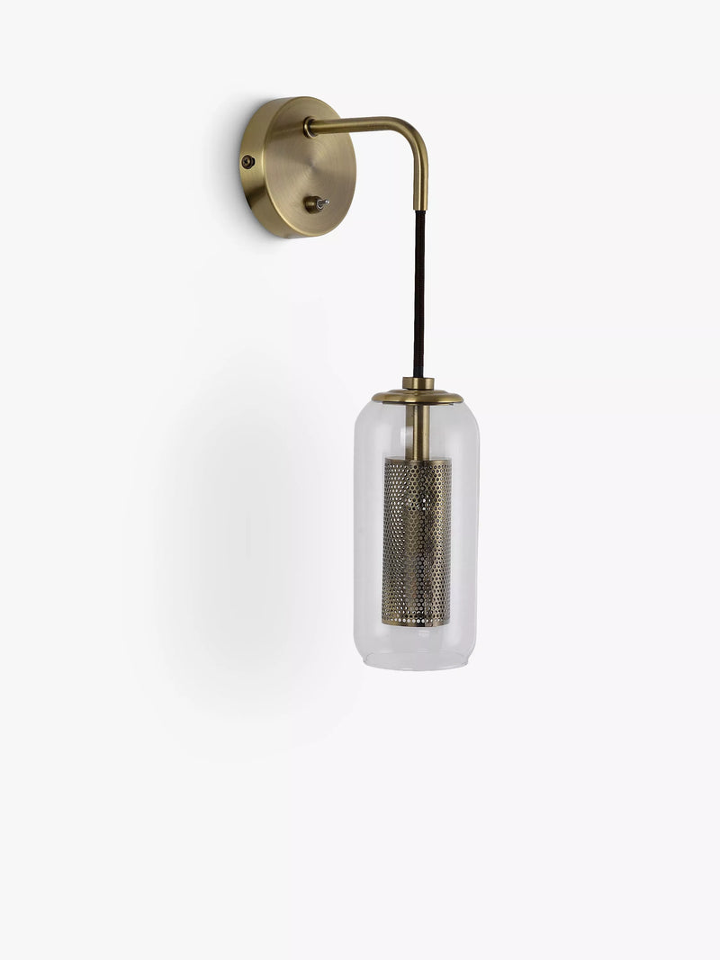 John Lewis Tulip wall light 35cm antique brass UK version