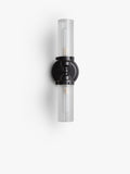 John Lewis ribbed glass double arm bathroom wall light - British product