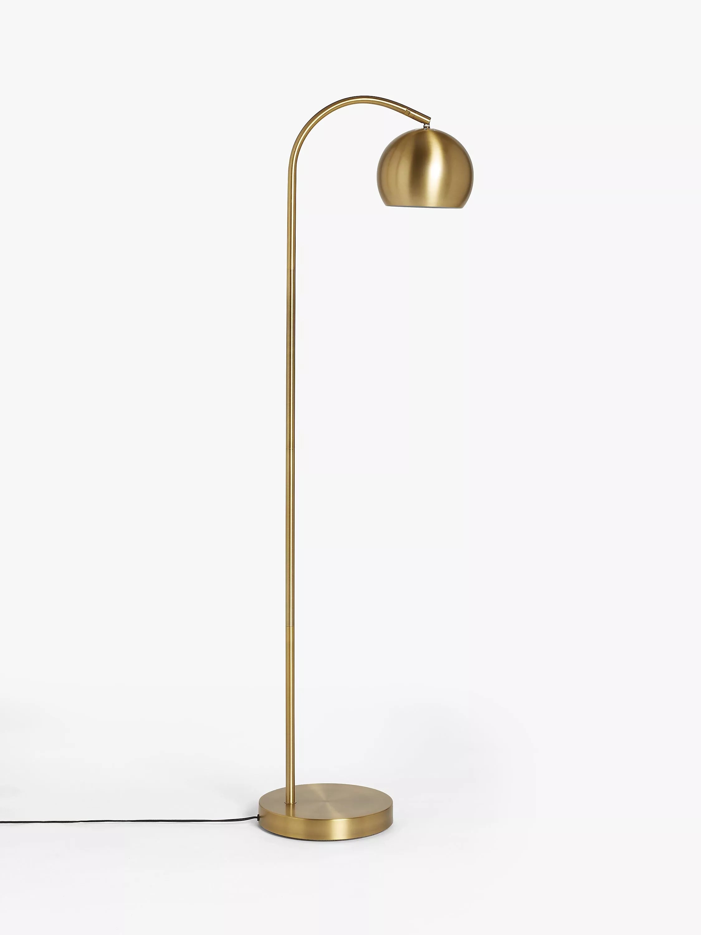 John Lewis Hector mini floor lamp antique finish, imported from the UK