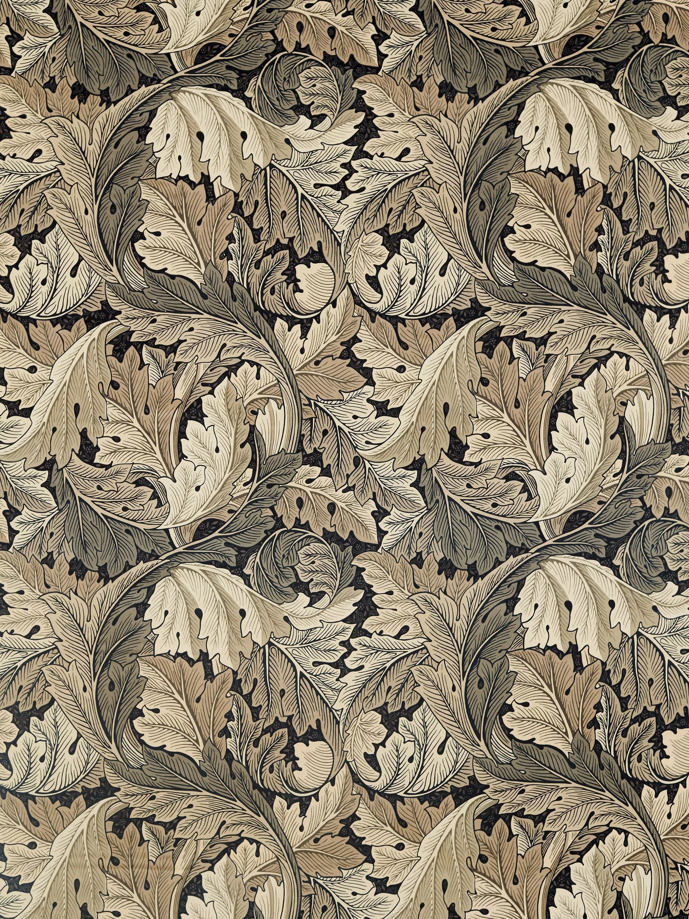 Morris & Co. Acanthus velvet furnishing fabric 130cm, UK version
