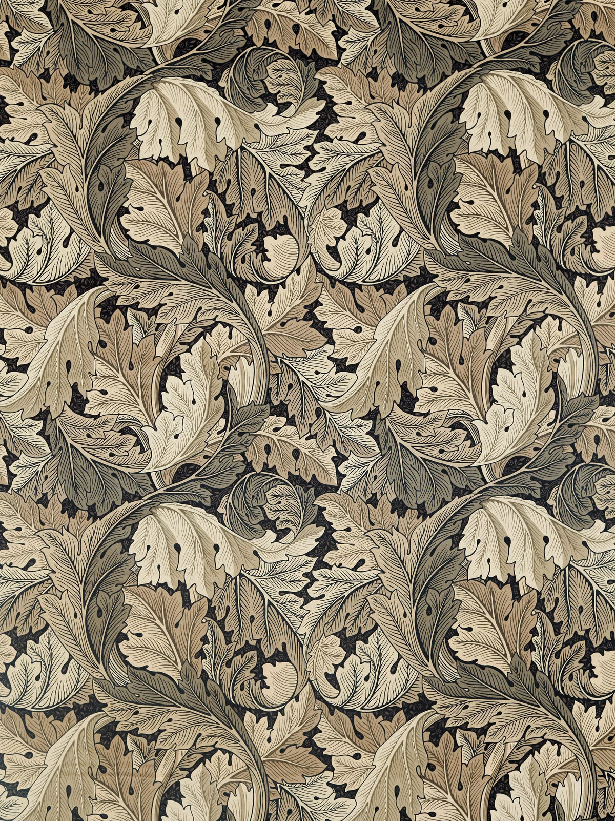Morris & Co. Acanthus velvet furnishing fabric 130cm, UK version