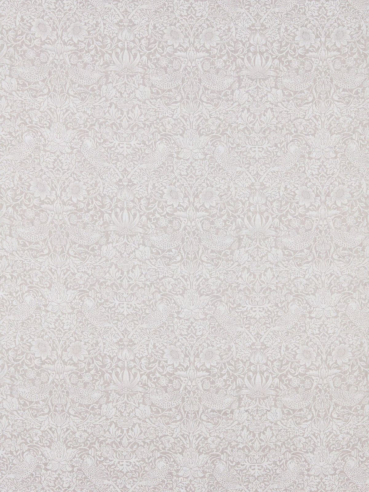 Morris & Co. Strawberry Thief floral furnishing fabric, imported from the UK