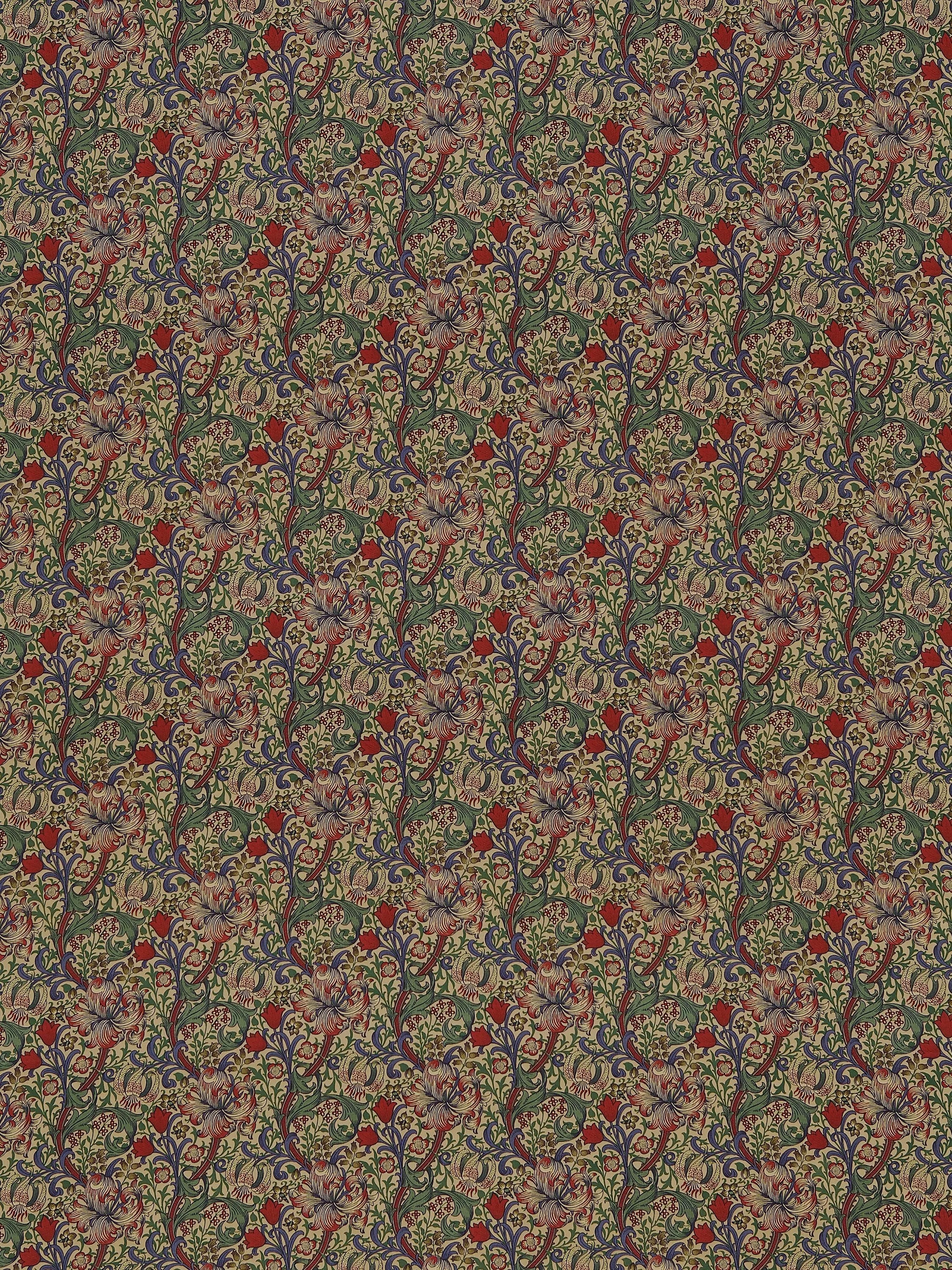 Morris & Co. Golden Lily Minor Furnishing Fabric