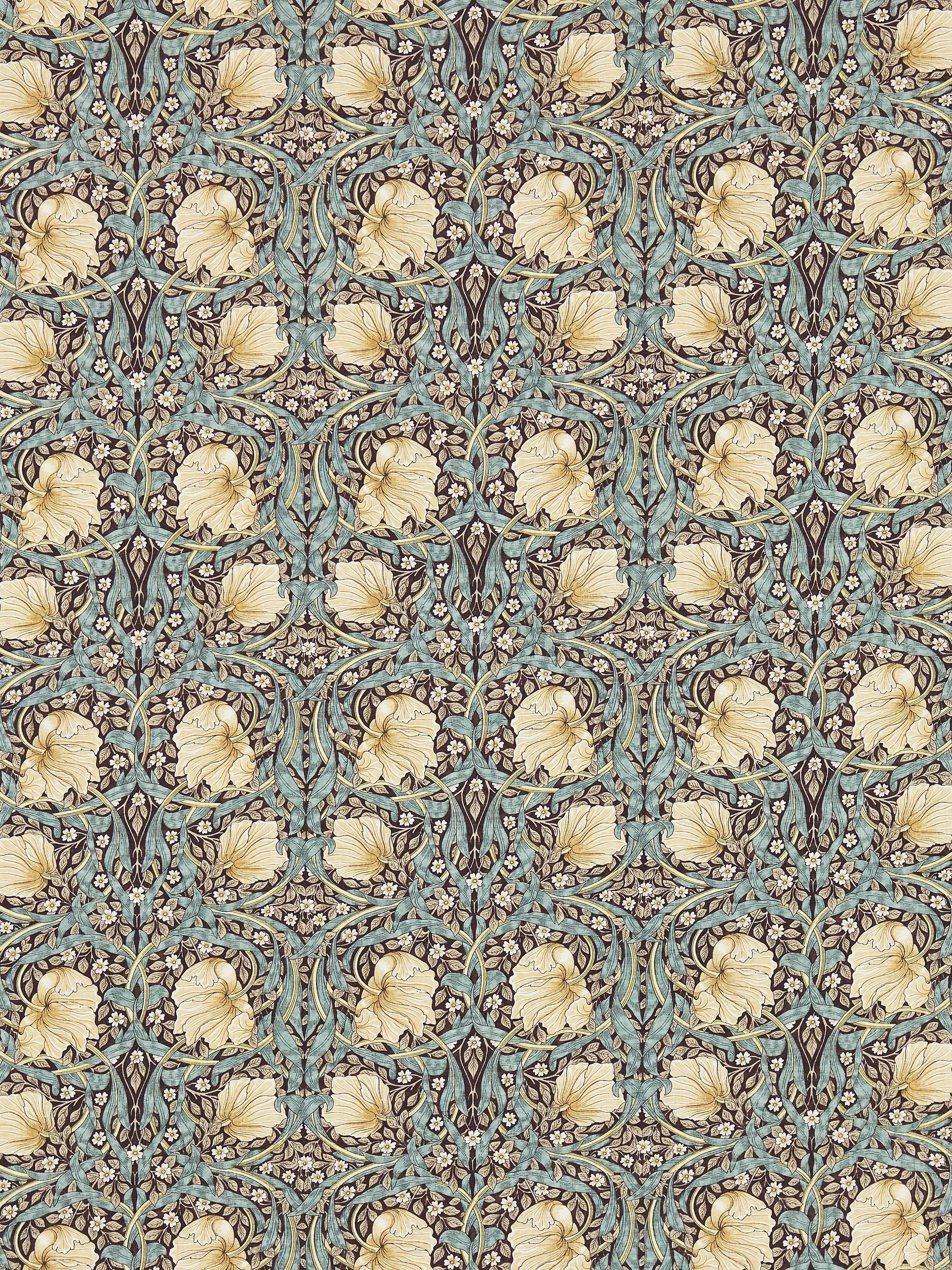 Morris & Co. Pimpernel Print Furnishing Fabric floral pattern, imported from the UK
