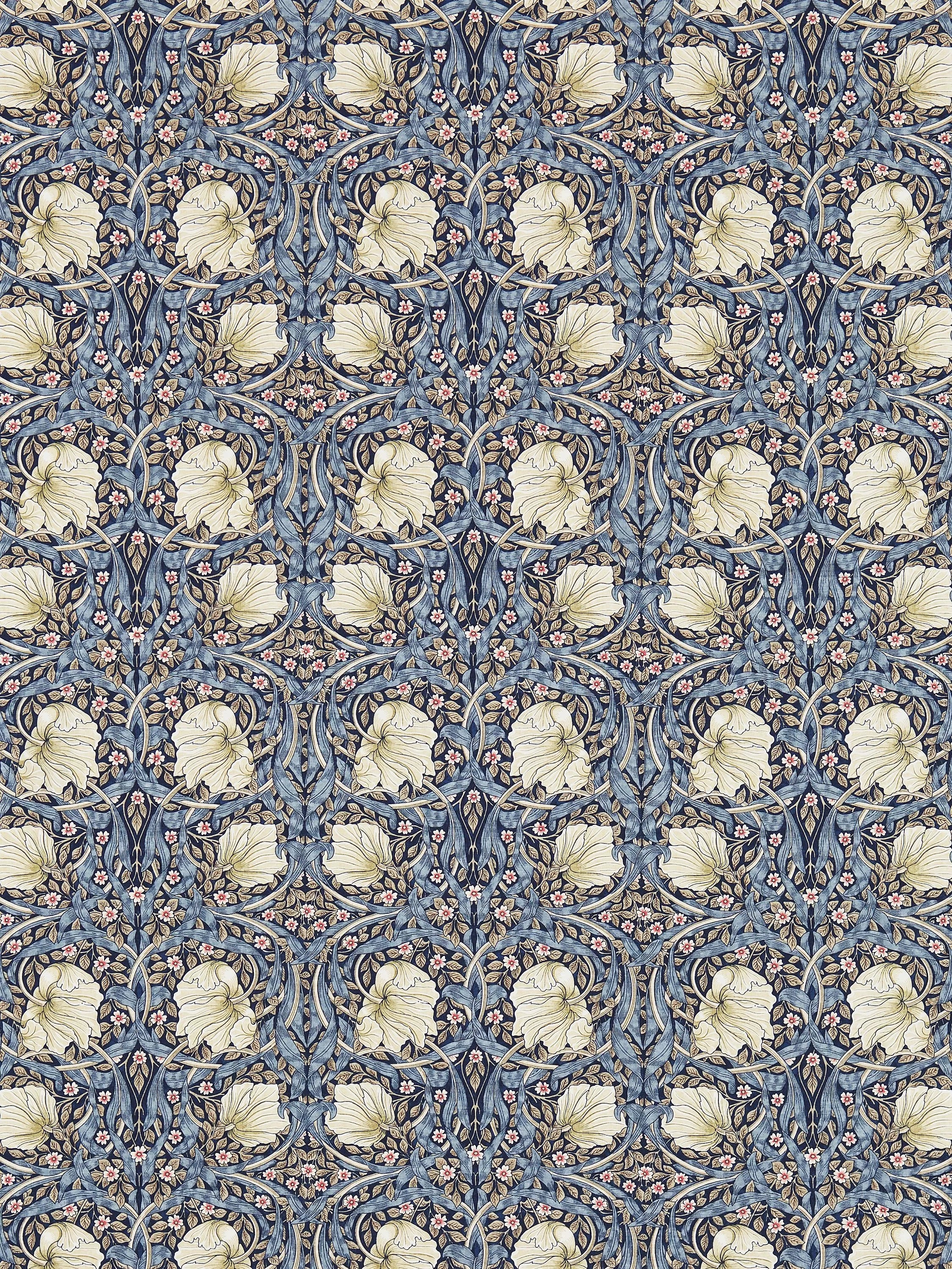 Morris & Co. Pimpernel Print Furnishing Fabric 139cm Width